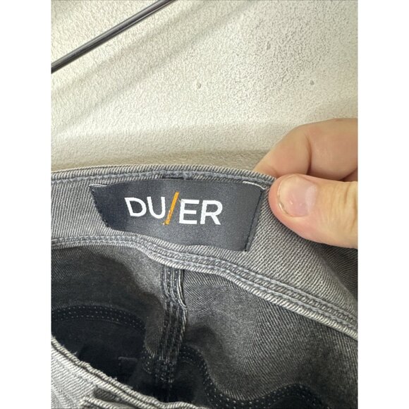 DUER L2X Slim Fit Performance Jeans Gray 30x32 L2X Slim Fit - Picture 5 of 9
